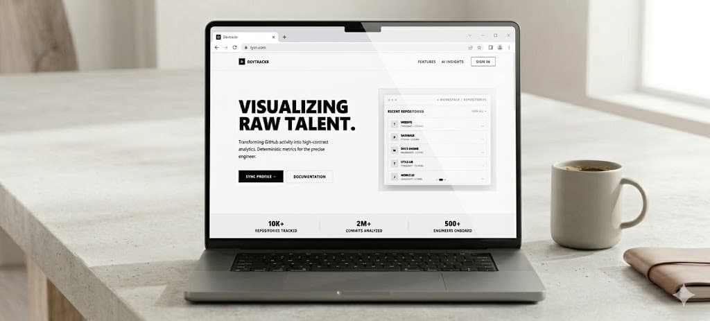 DevTrackr screenshot